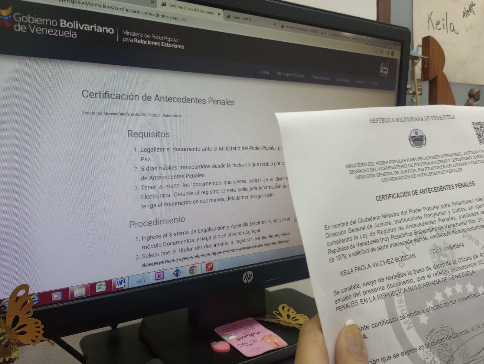 ¿Sabes cómo descargar el certificado de antecedentes venezolano? Frontera